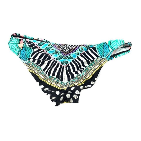 Bar III Multicolor Boho Artsy Bikini Swim Bottoms Swimsuit - Picture 2 of 3
